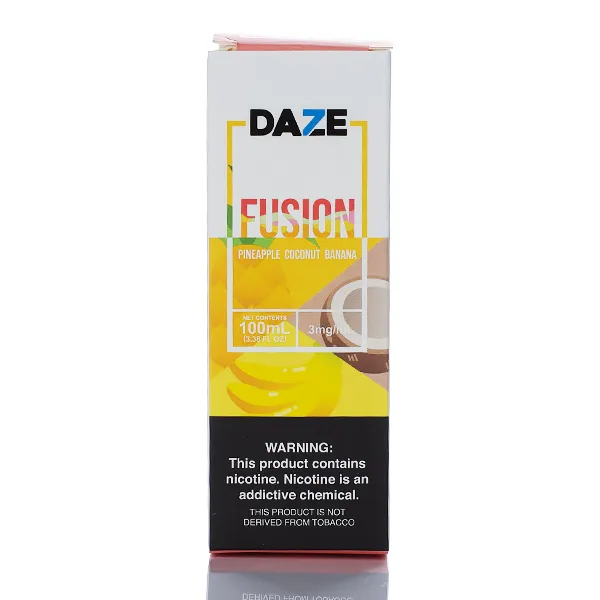 7 Daze Fusion TFN - Pineapple Coconut Banana - 100ml - Image 3