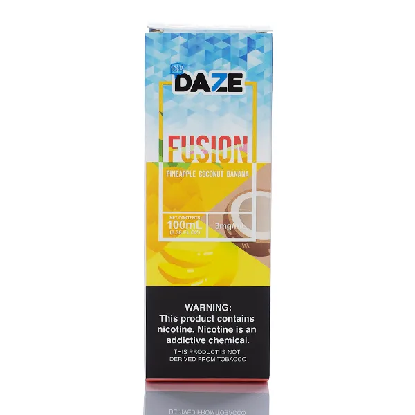 7 Daze Fusion TFN - Pineapple Coconut Banana ICED - 100ml - Image 3