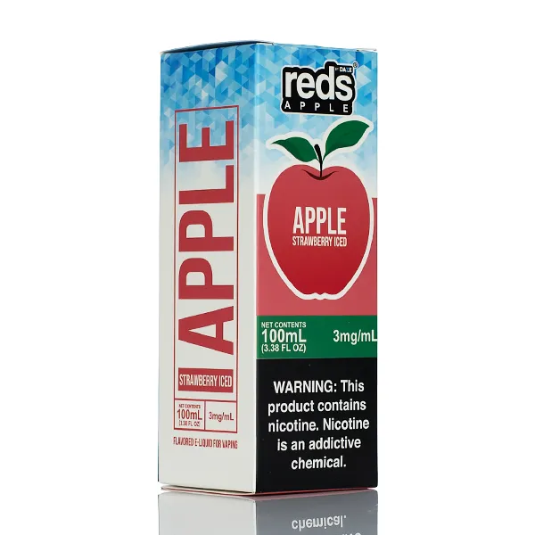 7 Daze - Reds Apple ICED eJuice Strawberry - 100ml - Image 3