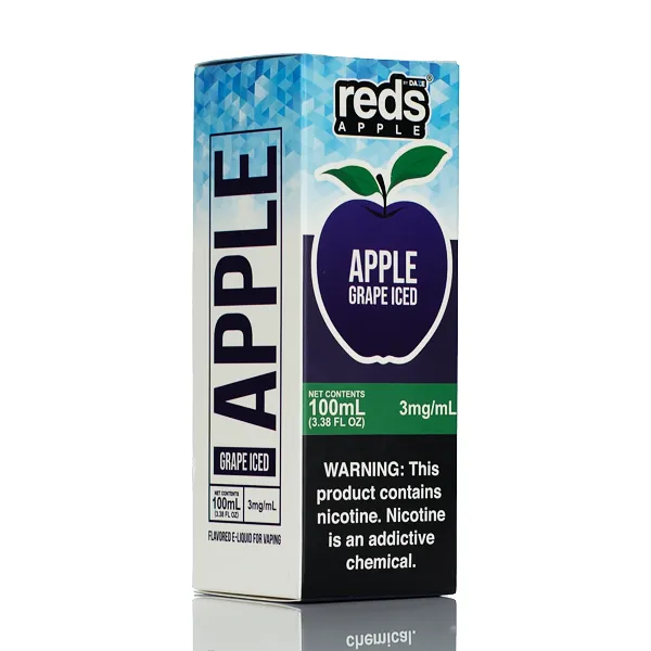 7 Daze - Reds Apple ICED eJuice Grape - 100ml - Image 3