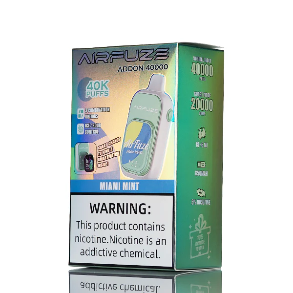 Airfuze Addon 40K 40000 Puffs Disposable Vape - 24mL - Image 3