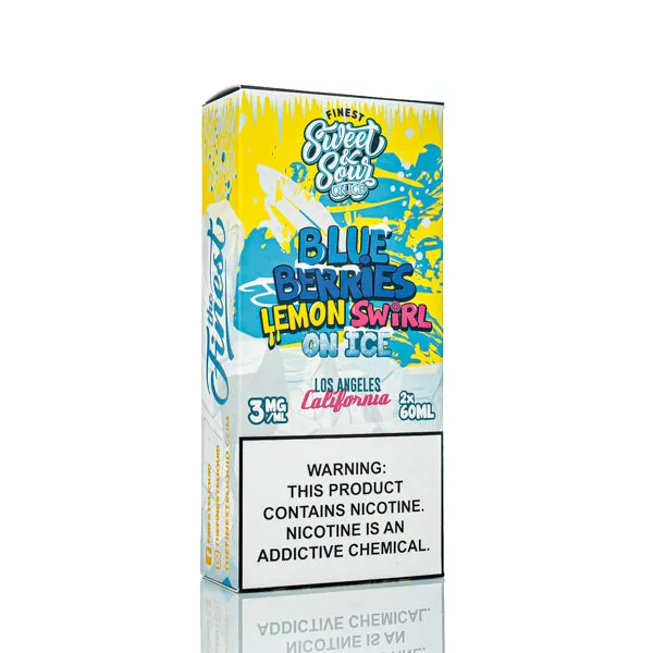 The Finest E-Liquid - Sweet & Sour - Blue Berries Lemon Swirl ICE - 120ml (DISCONTINUED) - Image 3