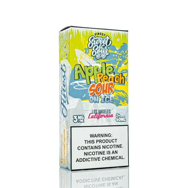 The Finest E-Liquid - Sweet & Sour - Apple Peach Sour On Ice - 120ml (DISCONTINUED) - Image 3