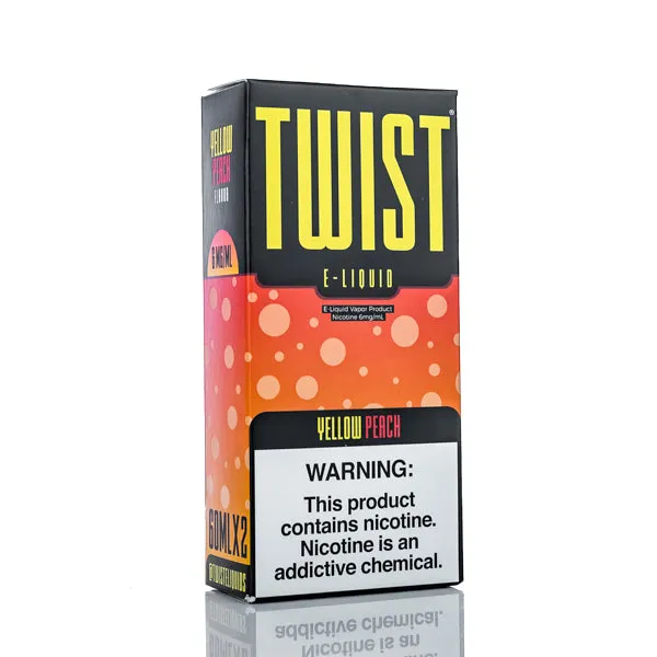 Lemon Twist E-Liquids - Yellow Peach - 120ml - Image 3