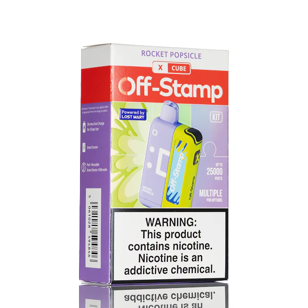 Off-Stamp X-Cube 25K 25000 Puffs Disposable FULL KIT - 18ml - Image 3