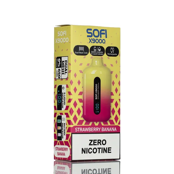 SOFI X9000 9000 Puffs Dual Mesh No Nicotine Disposable Vape - 18ml - Image 6