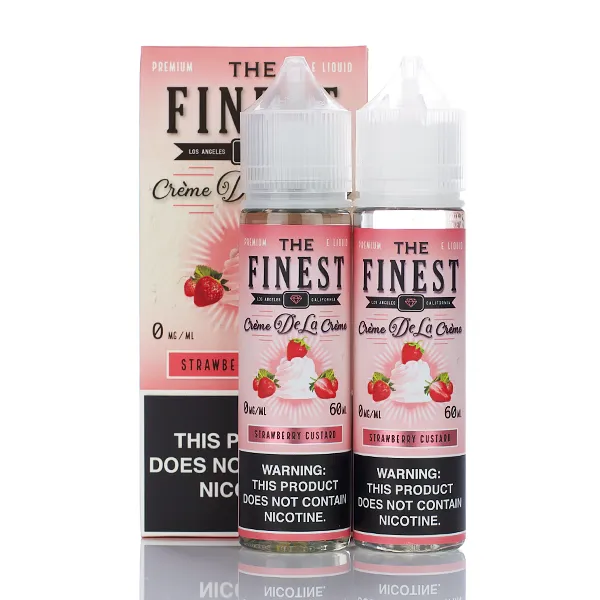 The Finest E-Liquid Creme De La Creme - No Nicotine Vape Juice - 120ml (DISCONTINUED) - Image 3
