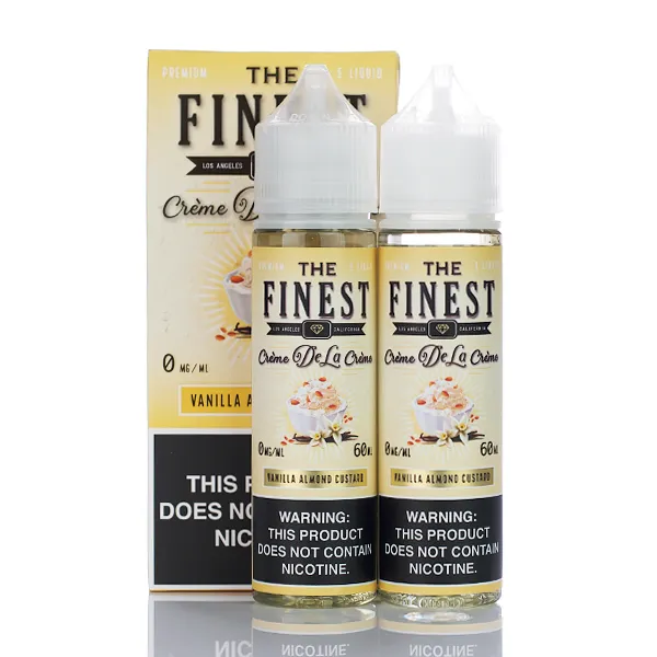 The Finest E-Liquid Creme De La Creme - No Nicotine Vape Juice - 120ml (DISCONTINUED) - Image 4