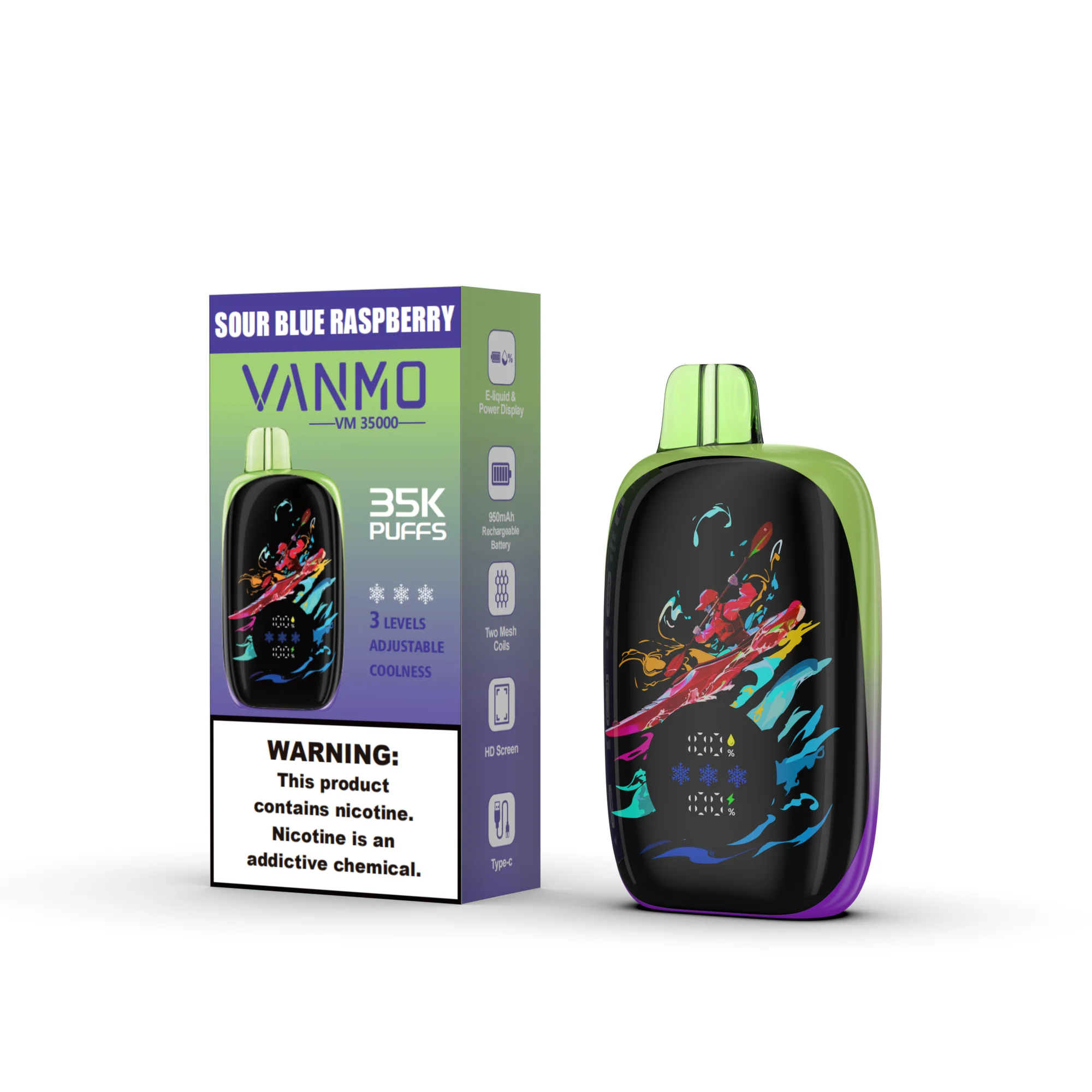 Vanmo VM35K 35000 Puffs Disposable Vape - 20mL - Image 12