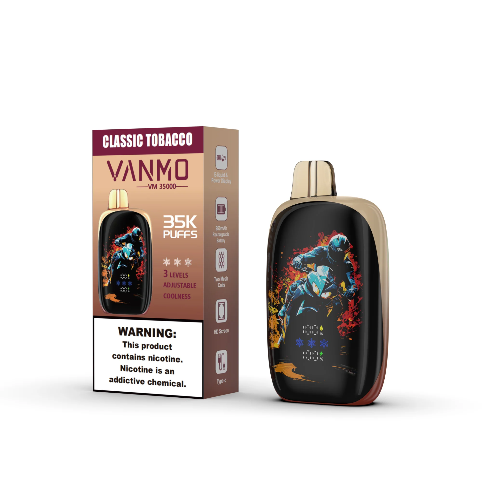 Vanmo VM35K 35000 Puffs Disposable Vape - 20mL - Image 16