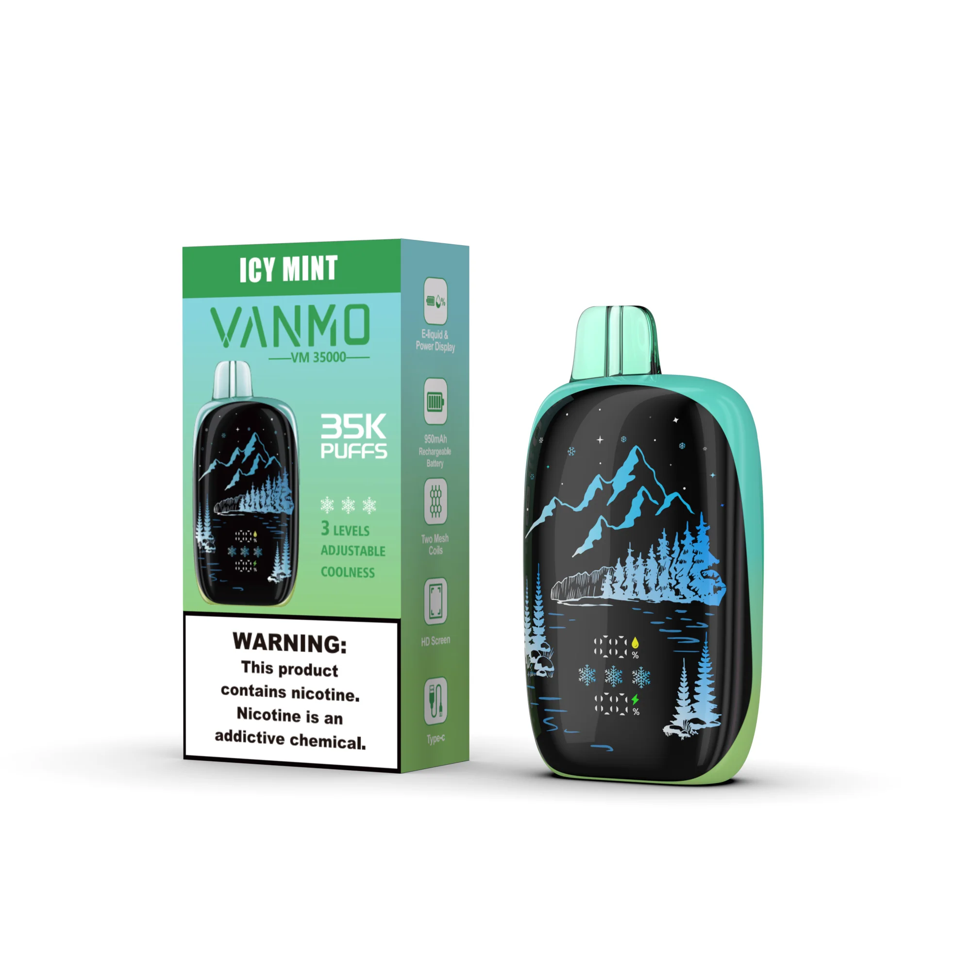 Vanmo VM35K 35000 Puffs Disposable Vape - 20mL - Image 3