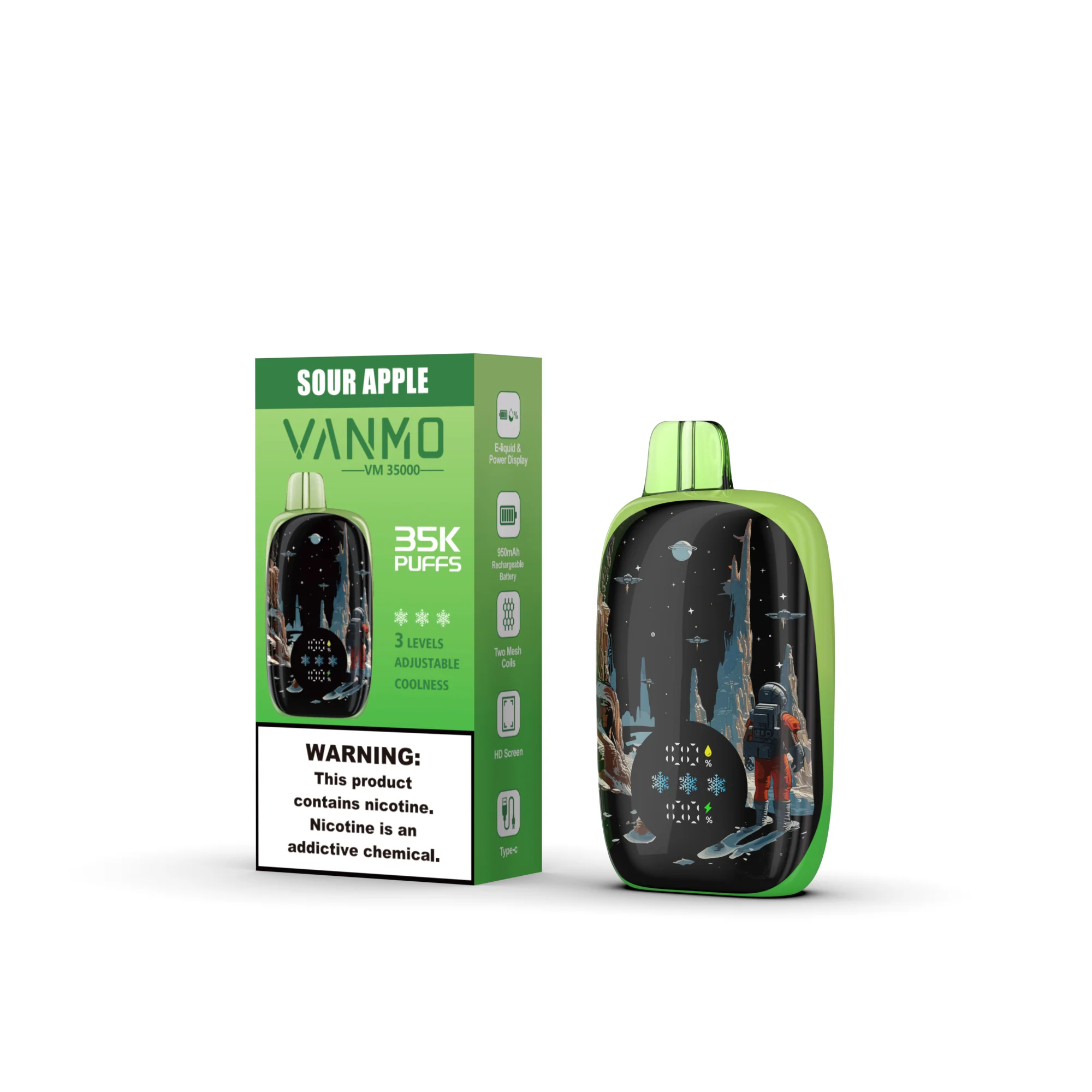 Vanmo VM35K 35000 Puffs Disposable Vape - 20mL - Image 6