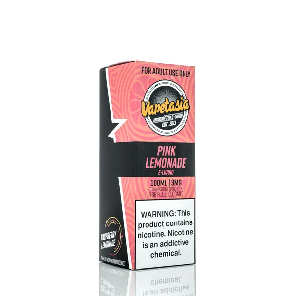 Vapetasia - Pink Lemonade - 100ml - Image 3