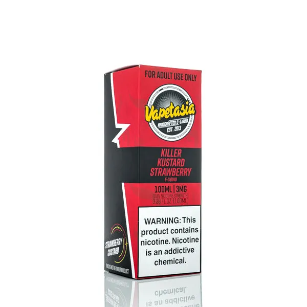 Vapetasia - Killer Kustard Strawberry - 100ml - Image 3