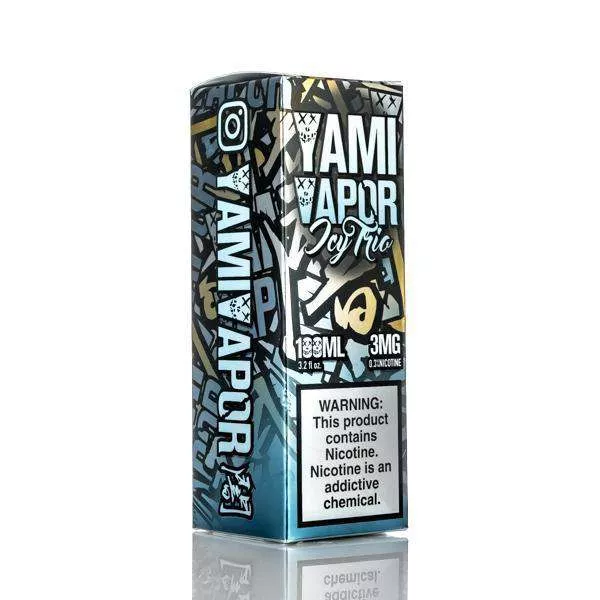 Yami Vapor Icy Trio - Strawkiwi Lychee - 100ml - Image 3